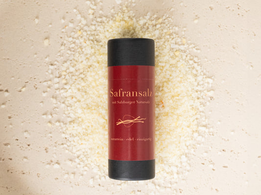 Safran Salz mit Salzburger Natursalz 50g
